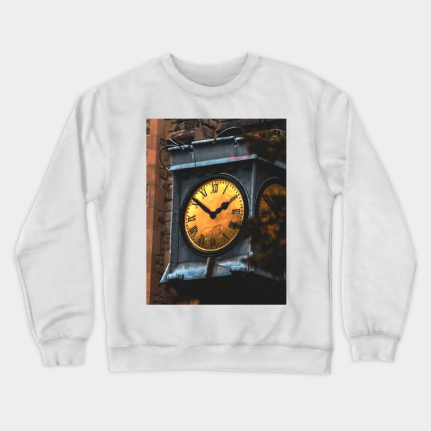 Clock Tower Crewneck Sweatshirt by LibrosBOOKtique